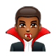 🧛🏾‍♂️ Emoji Vampiro Hombre: Tono De Piel Oscuro Medio en WhatsApp 2.18.379.