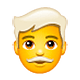 👨‍🦳 Emoji Mann: weißes Haar WhatsApp 2.18.379.