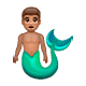 🧜🏽‍♂️ Emoji Sirena Hombre: Tono De Piel Medio en WhatsApp 2.18.379.