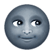 Émoji 🌚 Nouvelle Lune Avec Visage sur WhatsApp 2.18.379.