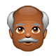 👴🏾 Emoji Anciano: Tono De Piel Oscuro Medio en WhatsApp 2.18.379.
