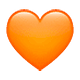🧡 Emoji Corazón Naranja en WhatsApp 2.18.379.