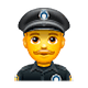 Emoji 👮 Agente Di Polizia su WhatsApp 2.18.379.