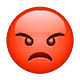 Emoji 😡 Broncio su WhatsApp 2.18.379.