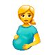 🤰 Emoji Mujer Embarazada en WhatsApp 2.18.379.
