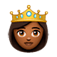 👸🏾 Emoji Princesa: Tono De Piel Oscuro Medio en WhatsApp 2.18.379.