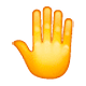 🤚 Emoji Dorso Da Mão Levantado na WhatsApp 2.18.379.
