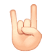 🤘🏻 Emoji Saudação Do Rock: Pele Clara na WhatsApp 2.18.379.