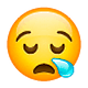 😪 Emoji schläfriges Gesicht WhatsApp 2.18.379.