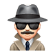Emoji 🕵🏻 Detective: Carnagione Chiara su WhatsApp 2.18.379.