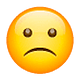 Emoji 🙁 Faccina Leggermente Imbronciata su WhatsApp 2.18.379.