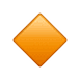 Emoji 🔸 Rombo Arancione Piccolo su WhatsApp 2.18.379.