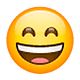 Emoji 😄 Faccina Con Sorriso E Occhi Sorridenti su WhatsApp 2.18.379.