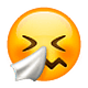 🤧 Emoji niesendes Gesicht WhatsApp 2.18.379.