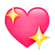 💖 Emoji Corazón Brillante en WhatsApp 2.18.379.