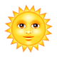 Emoji 🌞 Faccina Sole su WhatsApp 2.18.379.