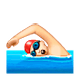 Emoji 🏊🏻 Persona Che Nuota: Carnagione Chiara su WhatsApp 2.18.379.