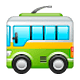 Émoji 🚎 Trolleybus sur WhatsApp 2.18.379.