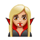 Émoji 🧛🏼 Vampire : Peau Moyennement Claire sur WhatsApp 2.18.379.
