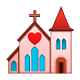 Emoji 💒 Chiesa Per Matrimonio su WhatsApp 2.18.379.