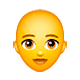 Emoji 👩‍🦲 Donna: Calvo su WhatsApp 2.18.379.