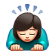 🙇🏻‍♀️ Emoji Mujer Haciendo Una Reverencia: Tono De Piel Claro en WhatsApp 2.18.379.