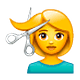 💇‍♀️ Emoji Mujer Cortándose El Pelo en WhatsApp 2.18.379.