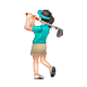 🏌🏻‍♀️ Emoji Mujer Jugando Al Golf: Tono De Piel Claro en WhatsApp 2.18.379.