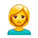 🙎‍♀️ Emoji Mujer Haciendo Pucheros en WhatsApp 2.18.379.