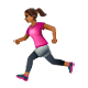 🏃🏾‍♀️ Emoji Mujer Corriendo: Tono De Piel Oscuro Medio en WhatsApp 2.18.379.