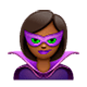 🦹🏾‍♀️ Emoji Supervilã: Pele Morena Escura na WhatsApp 2.18.379.