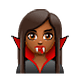 🧛🏾‍♀️ Emoji Mulher Vampira: Pele Morena Escura na WhatsApp 2.18.379.