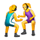 🤼‍♀️ Emoji Mujeres Luchando en WhatsApp 2.18.379.
