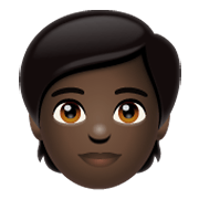 🧑🏿 Emoji Persona Adulta: Tono De Piel Oscuro en WhatsApp 2.19.244.