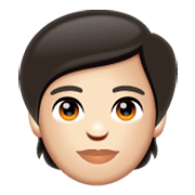 🧑🏻 Emoji Persona Adulta: Tono De Piel Claro en WhatsApp 2.19.244.