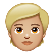 Emoji 🧑🏼 Persona: Carnagione Abbastanza Chiara su WhatsApp 2.19.244.