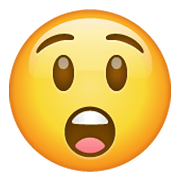 Emoji 😲 Faccina Stupita su WhatsApp 2.19.244.
