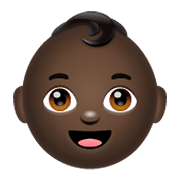 Emoji 👶🏿 Neonato: Carnagione Scura su WhatsApp 2.19.244.