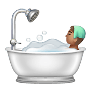 🛀🏽 Emoji badende Person: mittlere Hautfarbe WhatsApp 2.19.244.