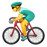 Emoji 🚴 Ciclista su WhatsApp 2.19.244.