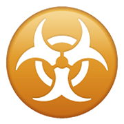 Émoji ☣️ Danger Biologique sur WhatsApp 2.19.244.