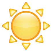 Emoji ☀️ Sole su WhatsApp 2.19.244.