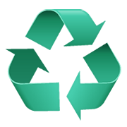 ♻️ Emoji Símbolo De Reciclagem na WhatsApp 2.19.244.
