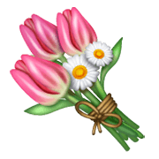 Émoji 💐 Bouquet sur WhatsApp 2.19.244.