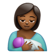 🤱🏾 Emoji Lactancia Materna: Tono De Piel Oscuro Medio en WhatsApp 2.19.244.