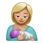 🤱🏼 Emoji Lactancia Materna: Tono De Piel Claro Medio en WhatsApp 2.19.244.