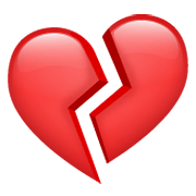 Emoji 💔 Cuore Infranto su WhatsApp 2.19.244.
