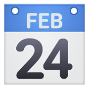 Emoji 📅 Calendario su WhatsApp 2.19.244.