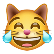 😹 Emoji Gato Llorando De Risa en WhatsApp 2.19.244.