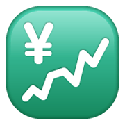 💹 Emoji steigender Trend mit Yen-Zeichen WhatsApp 2.19.244.